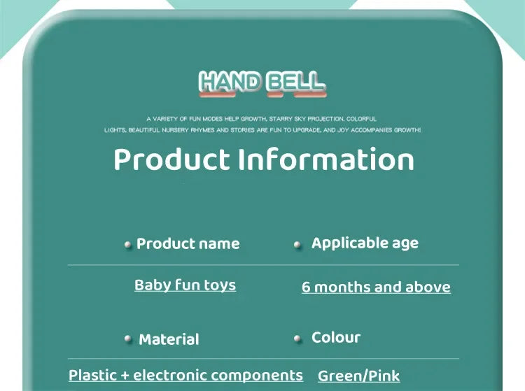 Kids Electronic Music Guitar Toy Multifunction Early Learning Instrument for Children Educational Musical Playset for Ages 3-6