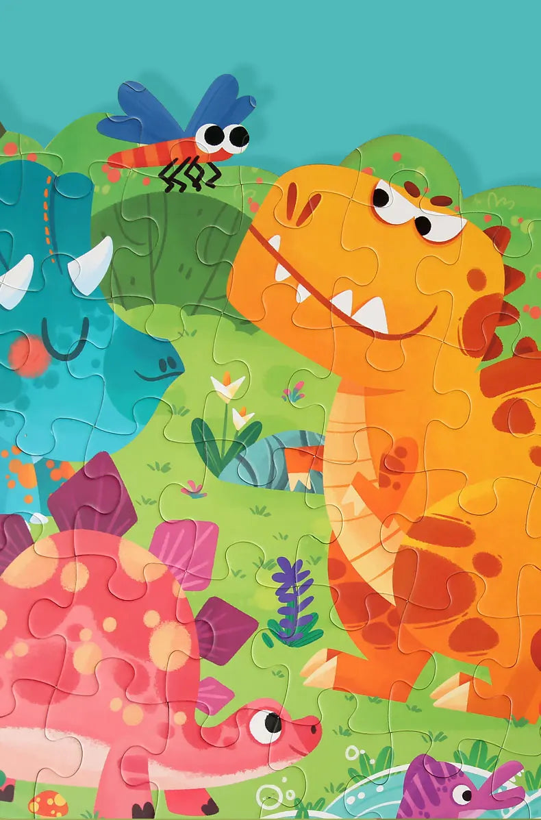 60-piece paper Custom Montessori Kids cartoon puzzle puzzle creative toy puzzle set for kids boys and girls