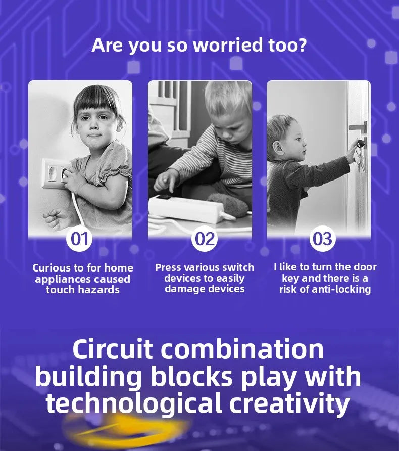 Circuit Experiment Building Blocks Toy Assembly Science Experiment Set Physics Enlightenment Wholesale DIY Science Education Ass