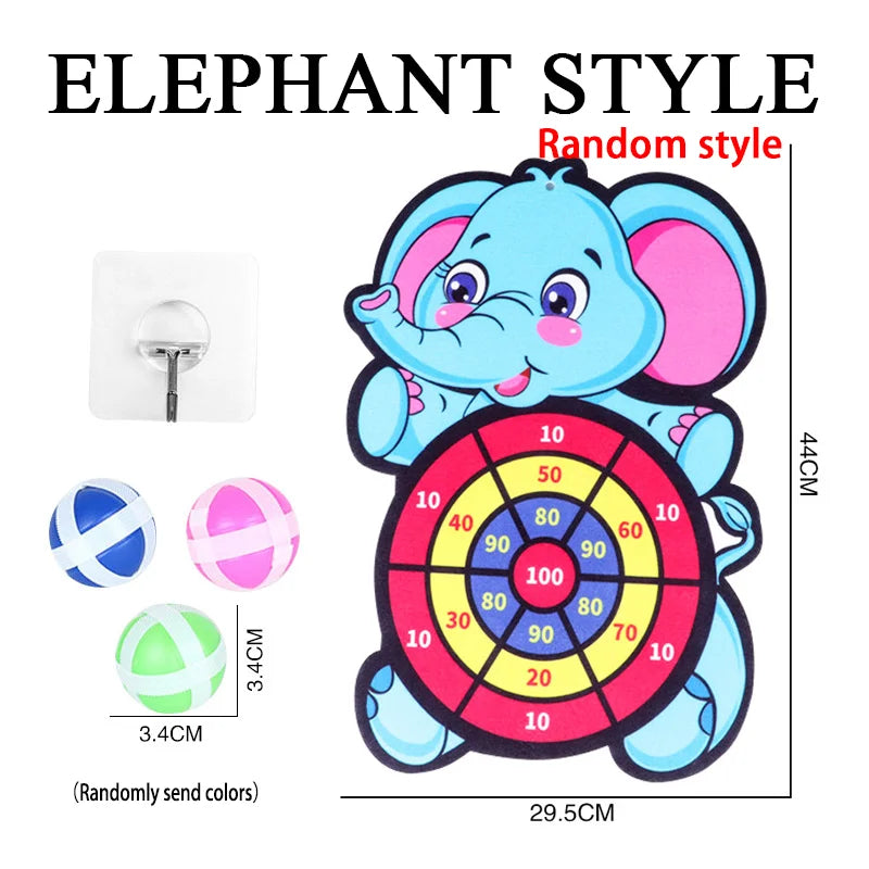Montessori Dart Board Target Sports Game Toys For Children 4 To 6 Years Old Outdoor Toy Child Indoor Girls Sticky Ball Boys Gift