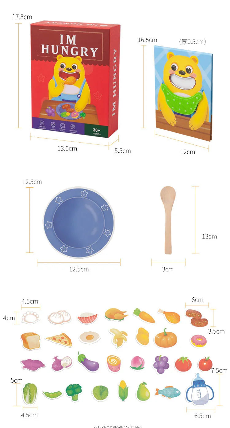 Montessori Parent-Child Interaction Simulation Brush Teeth Childhood Educational Toys Fine Motor Board Games Puzzle Toys For Kid