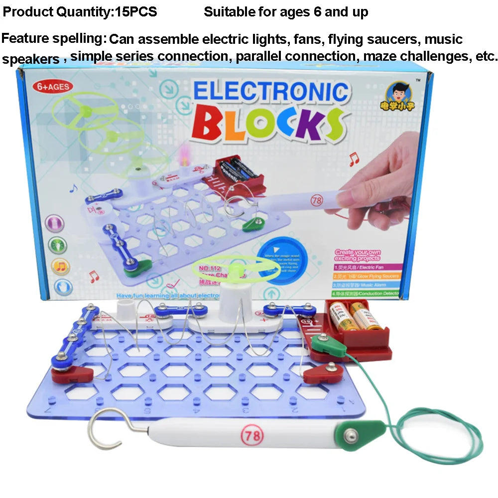 2025 Science Experiments Kits Circuits Electronic For Kids Physical Circuito Electrico niños For Children STEM Toys Science Kits