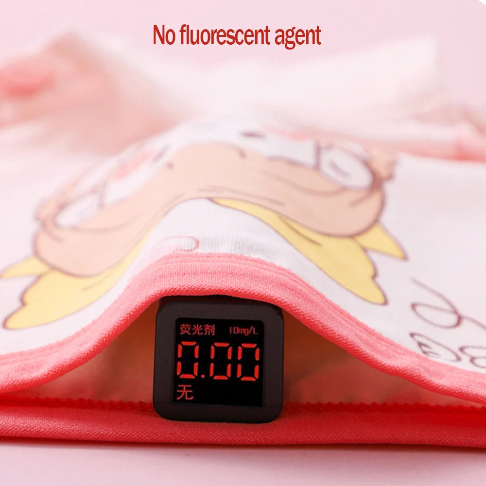 4Pcs Children Underwear Cotton Girls Boxers Briefs Beautiful Cute Princess Cartoon Panties Breathable Kids Underpants For Girls