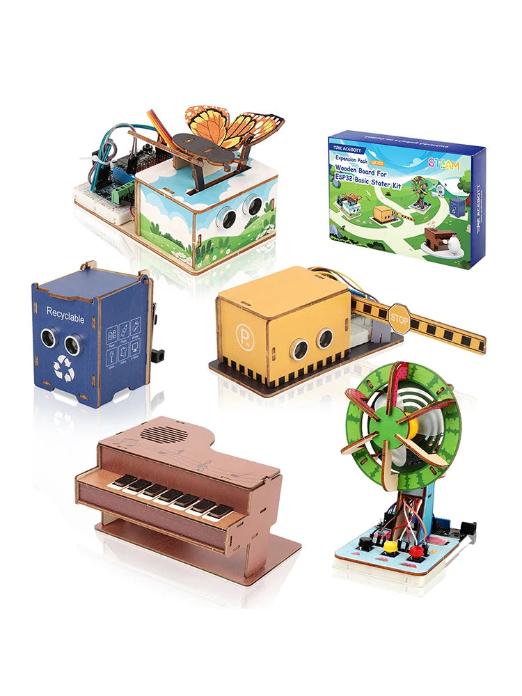 ACEBOTT ESP32 IoT Electronic Engineering Learning Kit with over 20 Sensors Programming Kit for Arduino