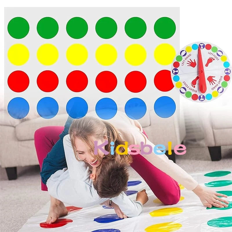 Twister Game Indoor Outdoor Toys Play Mat Funny Family Company Holiday Party Parent-Child Sports Interactive Group Toy