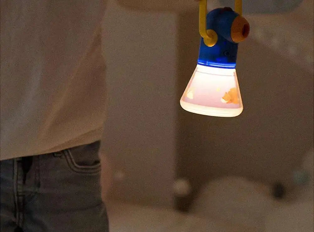 Children's Storybook Torch Projector Kaleidoscope Sky Handrail Galaxy Night Light Up Cartoon Baby Toy For Kids Educational Toys
