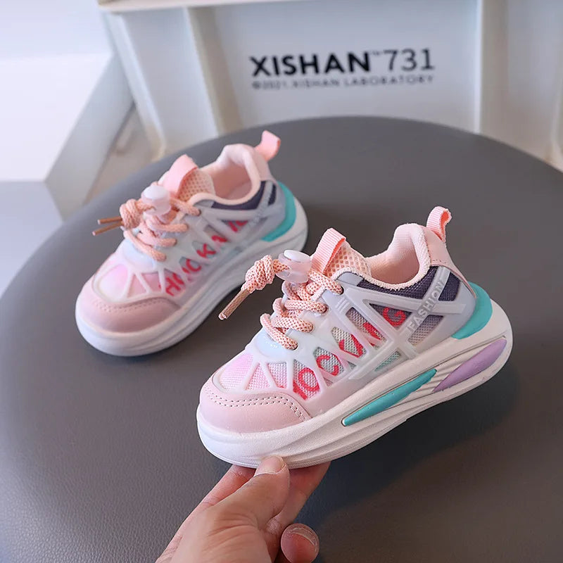 Fashion Children Sneakers Spring Autumn Causal Kid Running Walking Shoes Versatile Girls Boys Shoes