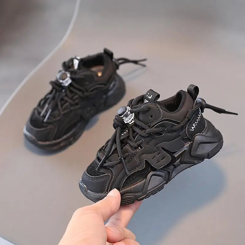 Plush Children Chunky Sneakers Waterproof Boys Sports Shoes Comfortale Arch Support Girls Running Child Footwear