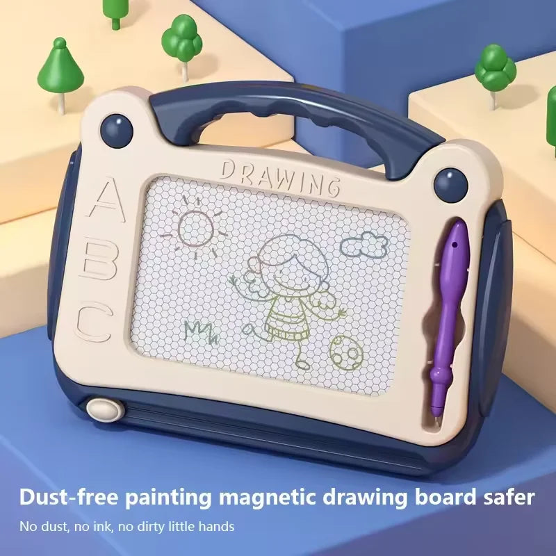 Children Magnetic Drawing Board Colored Graffiti Magic Eraser Drawing Board Children's Graffiti Board Art Early Education Toy