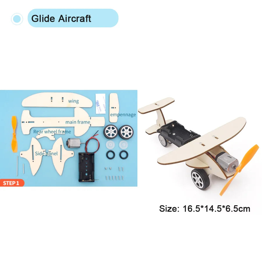 DIY Physical Model Science Experiment Educational Toy Handmade Small Production Assembly Craft Technology Project for School Kid