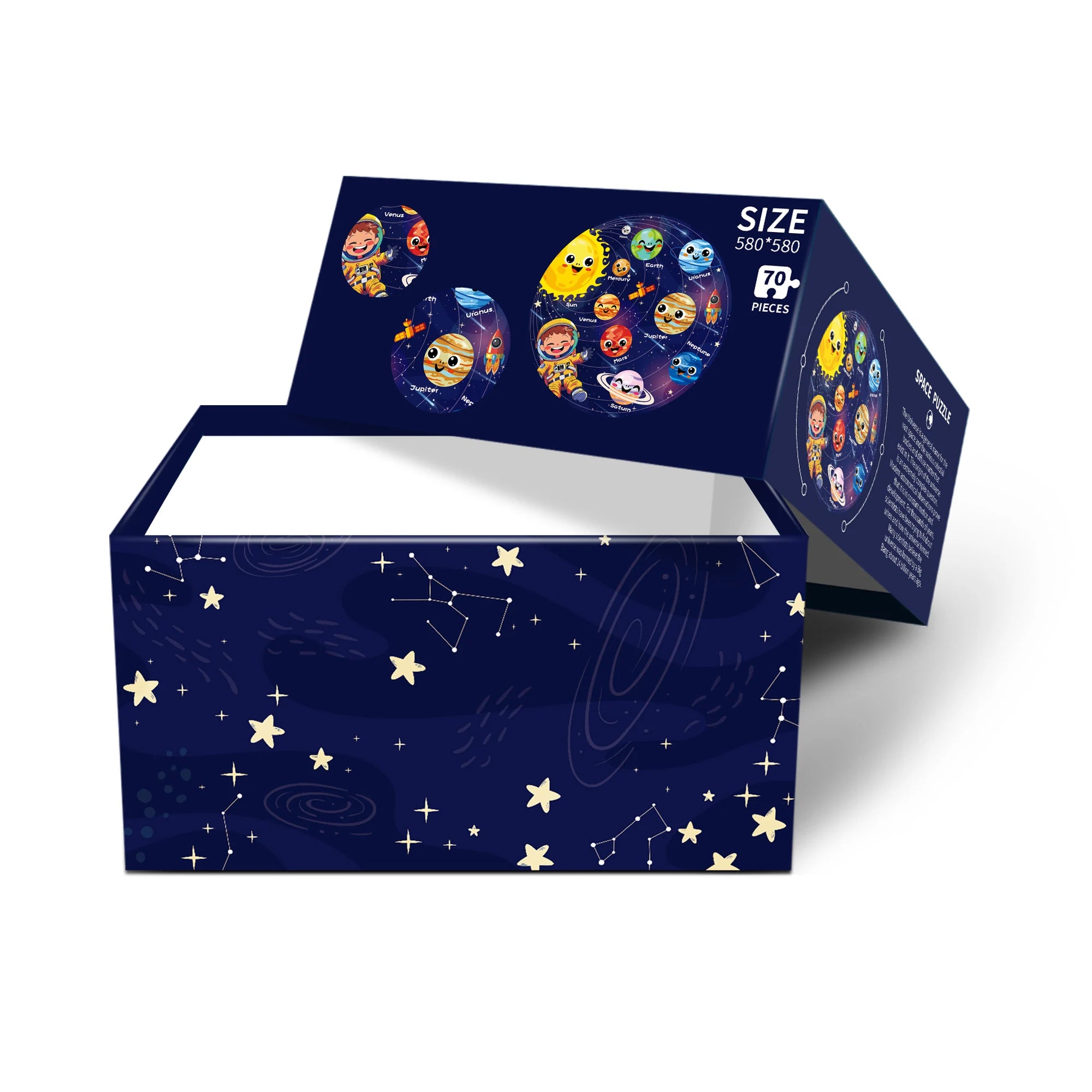 Fun Luminous Puzzles For Kids 70 Piece Creative Floor Puzzles Early Educational Learning Toy For Above 3 Years Kids Boys Girls