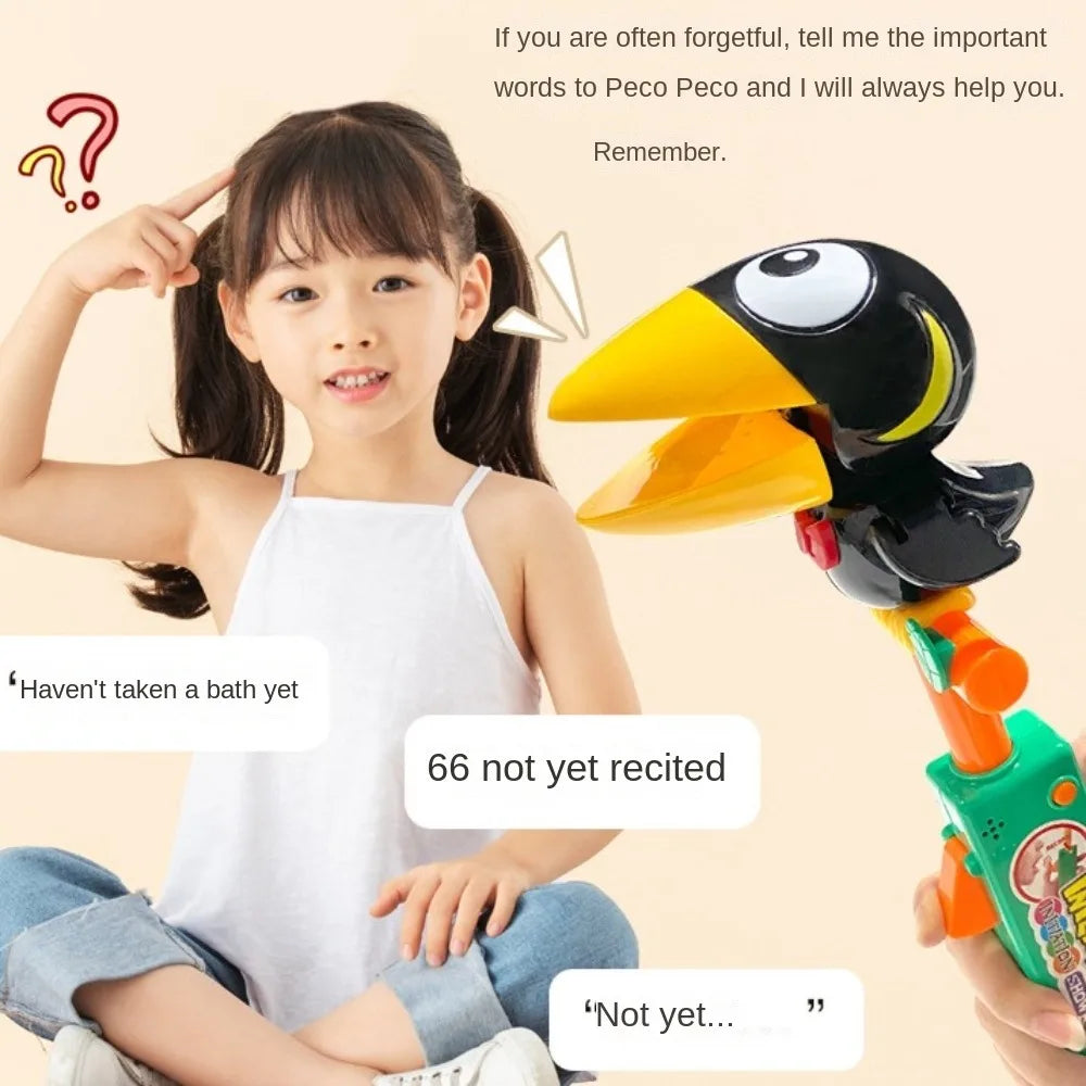 Educational Talking Record Electric Talking Parrot Repeats Imitate Speaking Birds Animal Funny Recording Talking Toys Baby