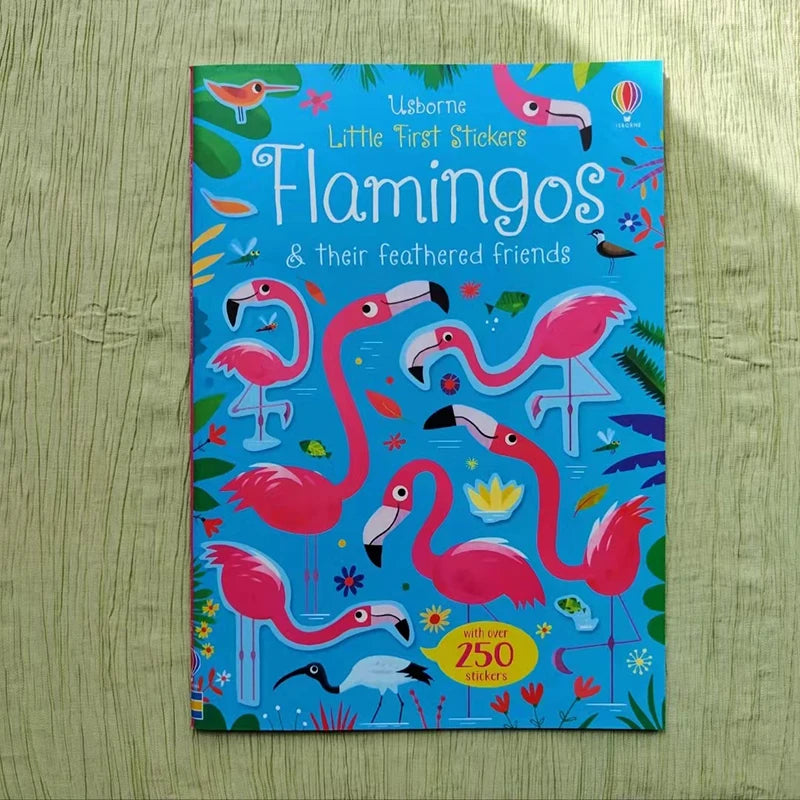 Toddler Reusable Sticker Travel/Animals Books Cartoon DIY Educational Preschool Cognition Learning Toys for Child Age 3-8 Gifts