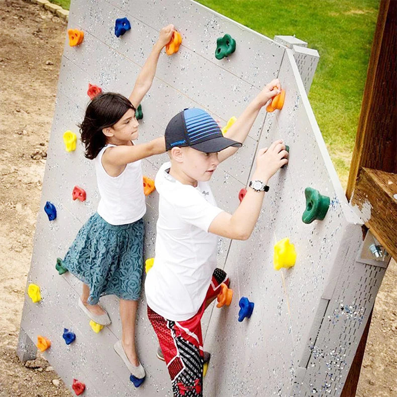 Rock Climbing Wall Stones For Kids Room Adult Rock Wall Holds Climbing Rock Wall Grips Kit Indoor And Outdoor Playground Playset