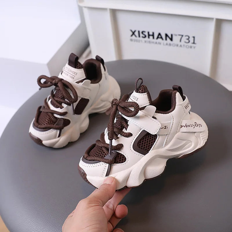 Fashion Children Sneakers Spring Autumn Causal Kid Running Walking Shoes Versatile Girls Boys Shoes