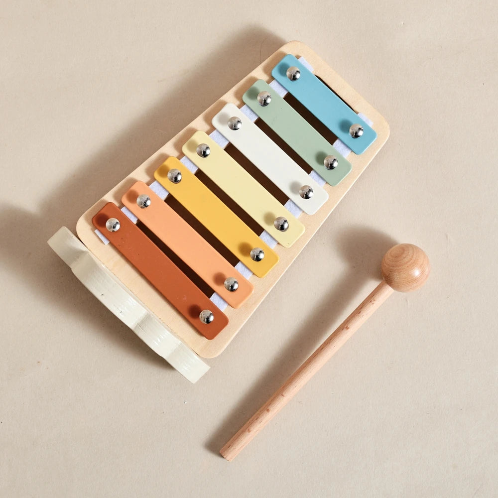 Musical Instruments Montessori Music Baby 0 12 Months Toys Drum Xylophone Kids Early Educational Wooden Instruments Baby Toys
