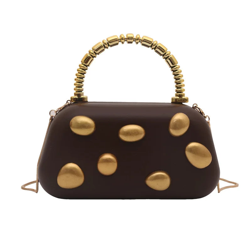 2025 Luxury Designer Women Fashion Large Capacity Trapeze Handbag Brand High-end Metal Lock Underarm Tote Bag Chic Shoulder Bag