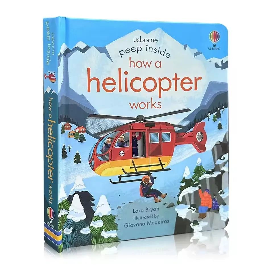 Usborne Peep Inside How Works Series Scientific Knowledge Learning Picture Book in English Daily Bedtime Reading Book