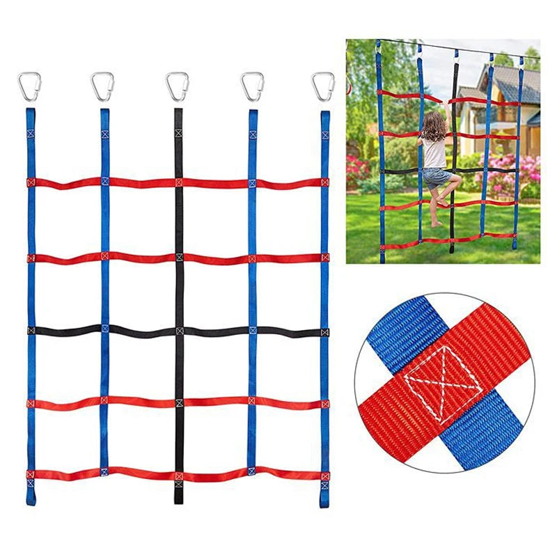 Ninja Tree Swing Toys Warrior Obstacle Course for Kids with Pulley Kit with Accessories Monkey Bars Gym Rings Climbing Ladder
