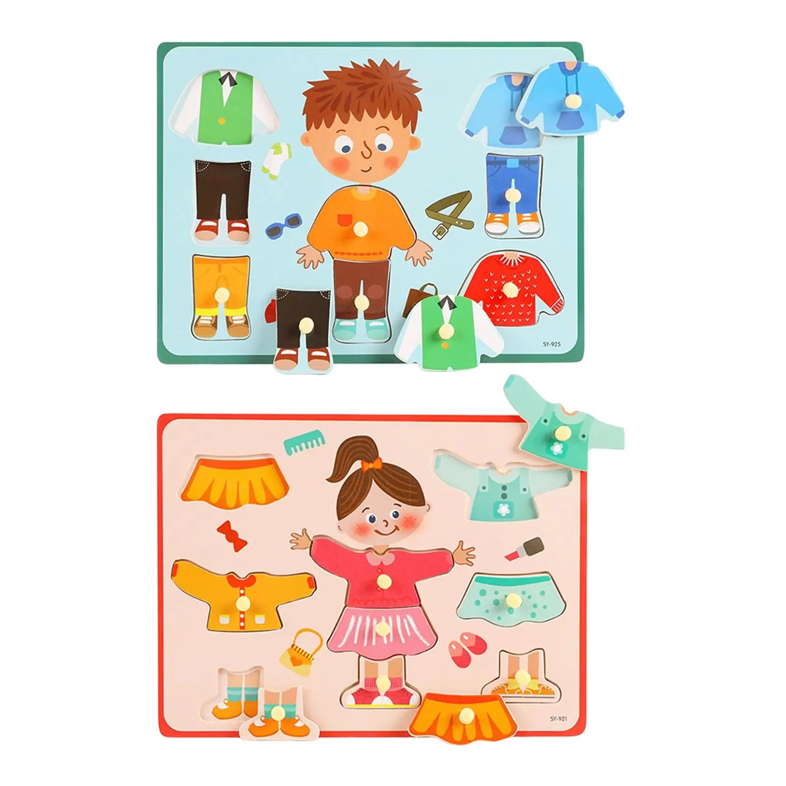 Dress Up Toy Learning Activities Puzzle for Preschool Birthday Gift