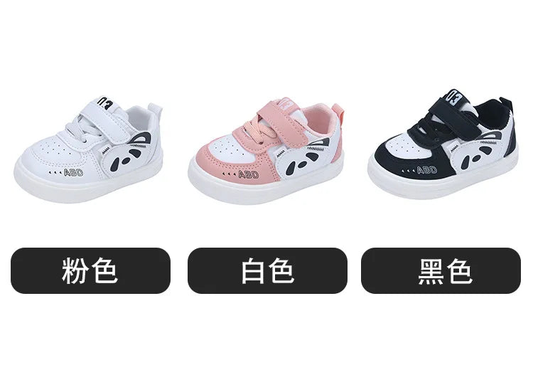 Kids Baby Sneakers Boys Girls Running Casual Footwear PU Leather Non-slip Toddler Kids Soft Comfortable Children Sports Footwear