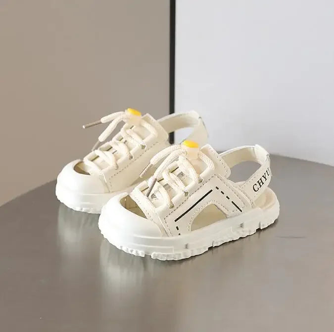 Size 22-31 Summer Baby Sandals Toe-protection Boys Beach Shoes Kids Girls Sport Sandals Soft Bottom Toddler Shoes Sandalias 1-6y