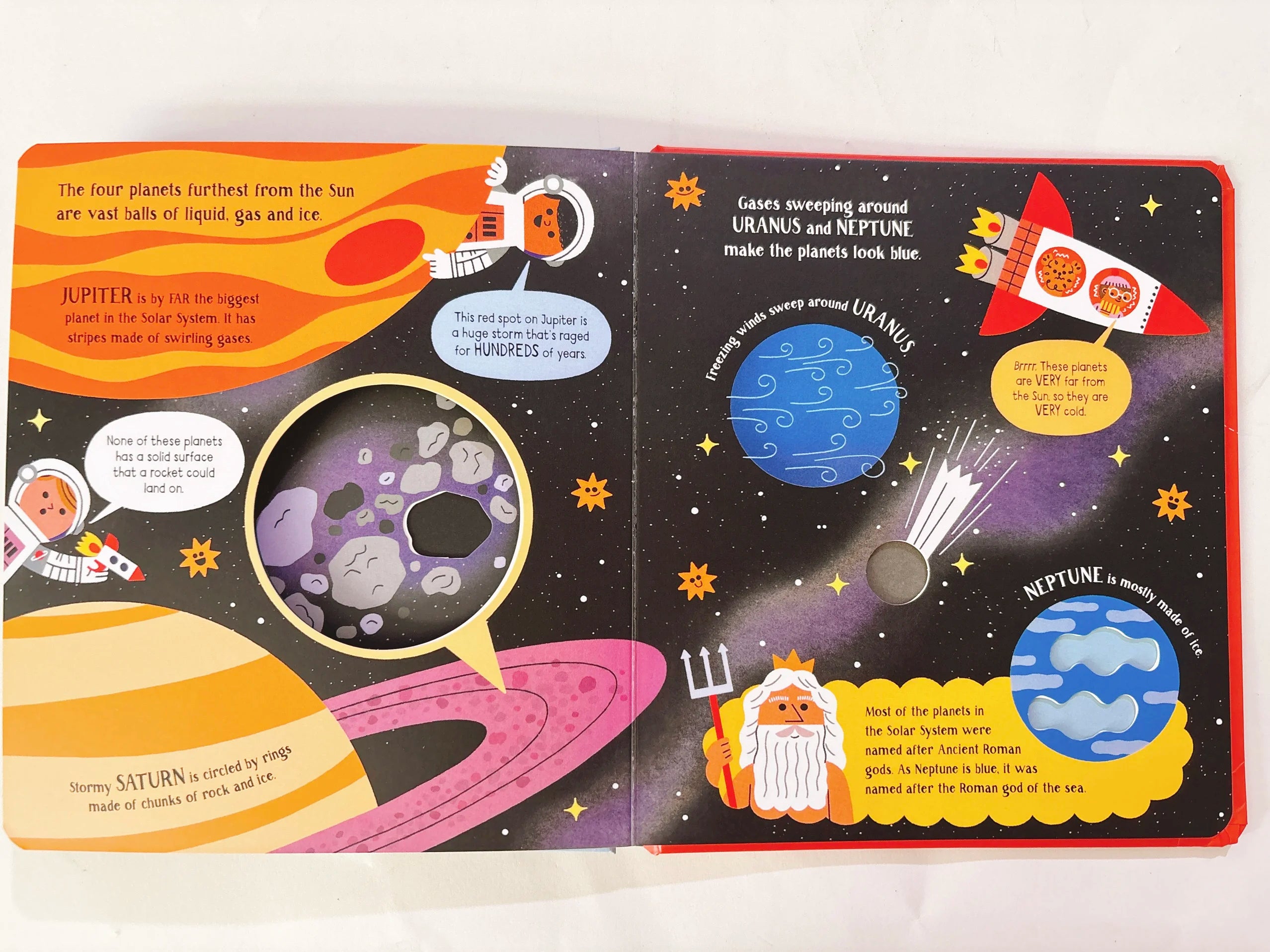 Usborne Step Inside Science Solar System Children Activity English Hardcover Book Space Knowledge Learning Kids Gift Montessori