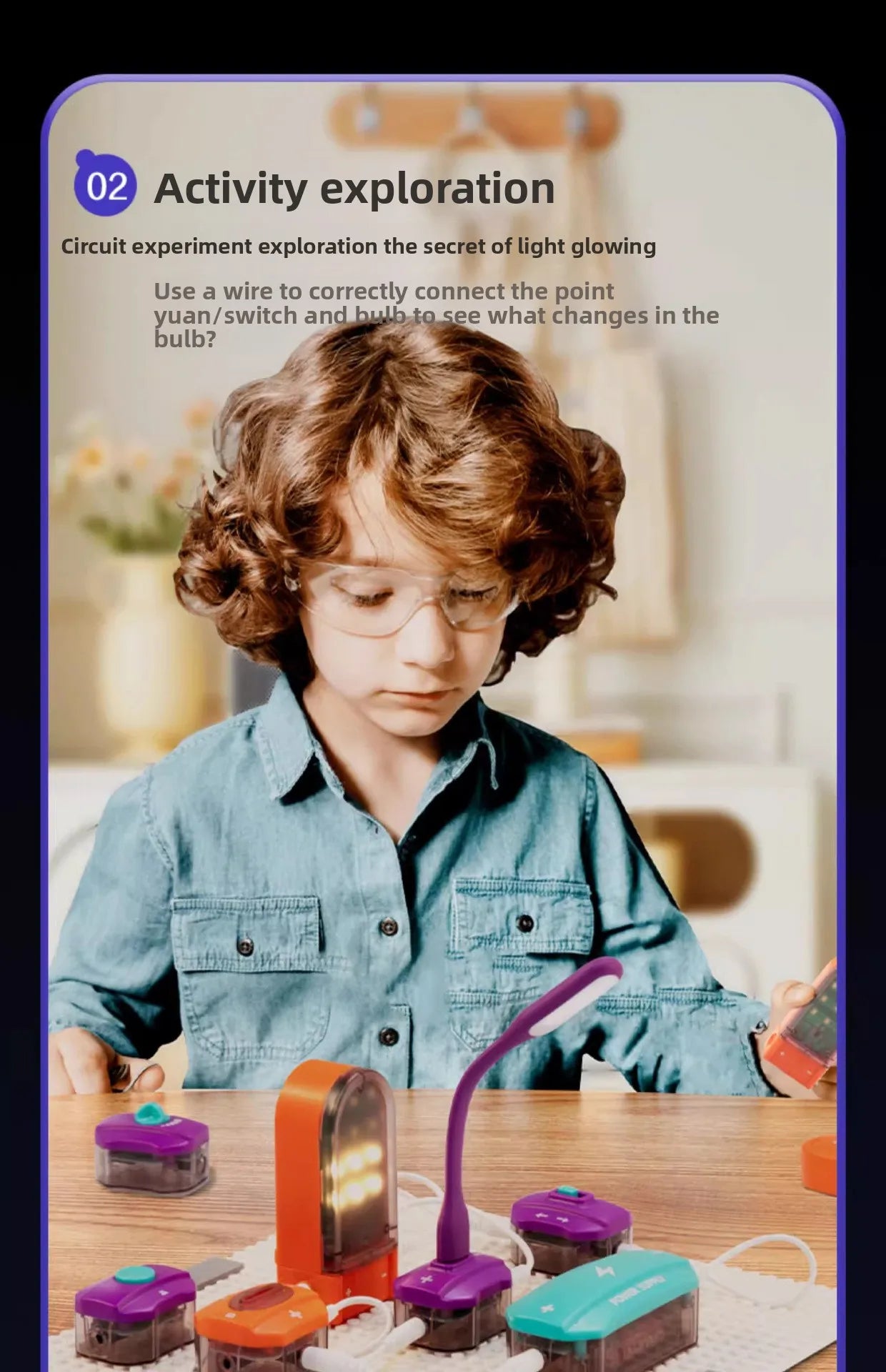 Circuit Experiment Building Blocks Toy Assembly Science Experiment Set Physics Enlightenment Wholesale DIY Science Education Ass