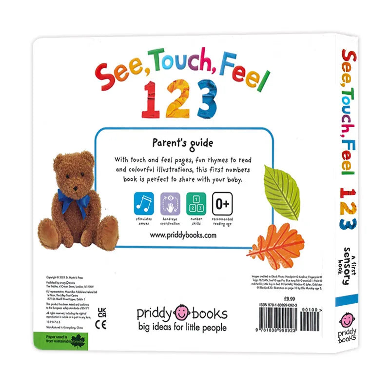 See Touch Feel 123 Roger PriddyChildren's Educational Picture Story Book
