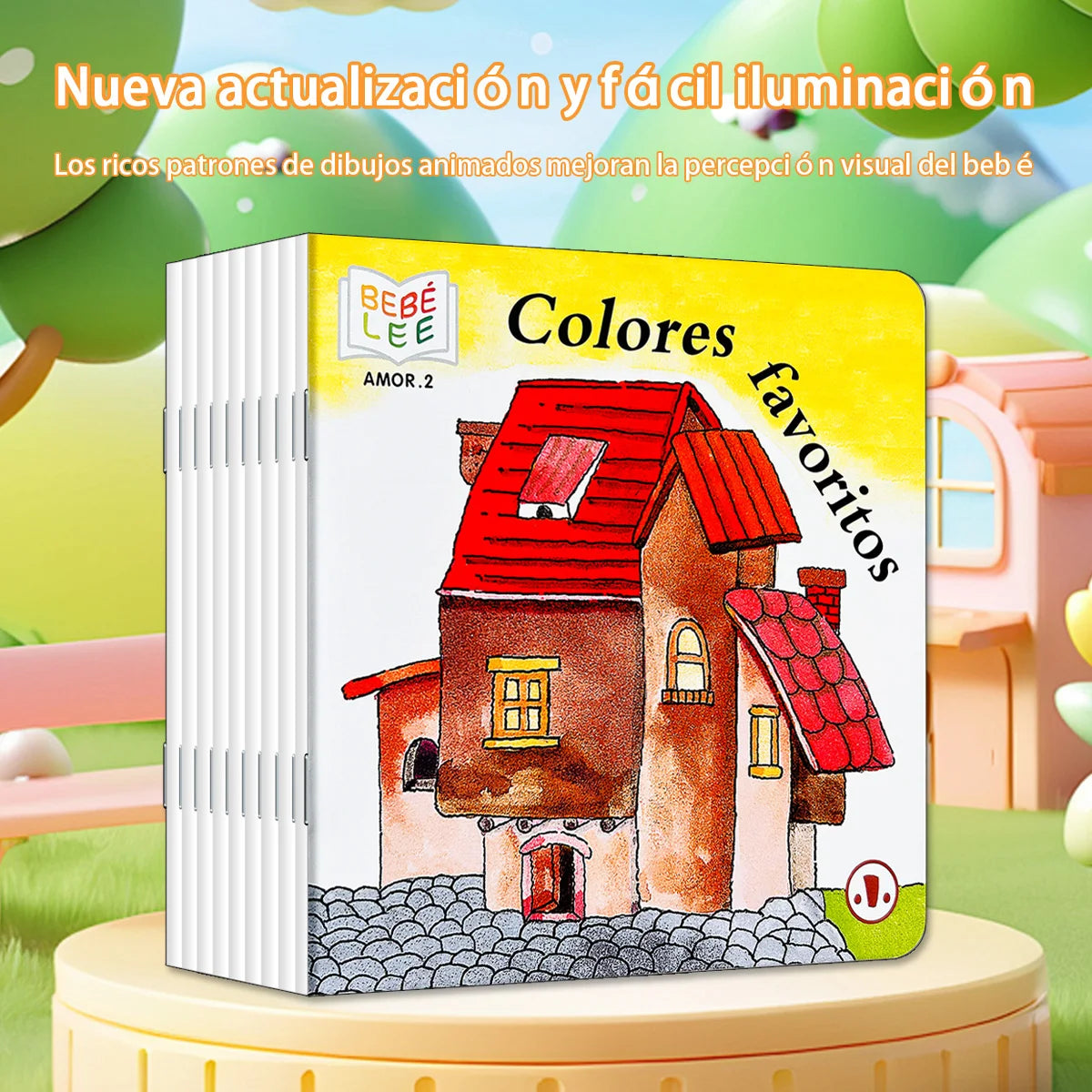 Ten Spanish storybooks: Mini storybooks that expand children's vocabulary and imagination. School supplies. a birthday present.