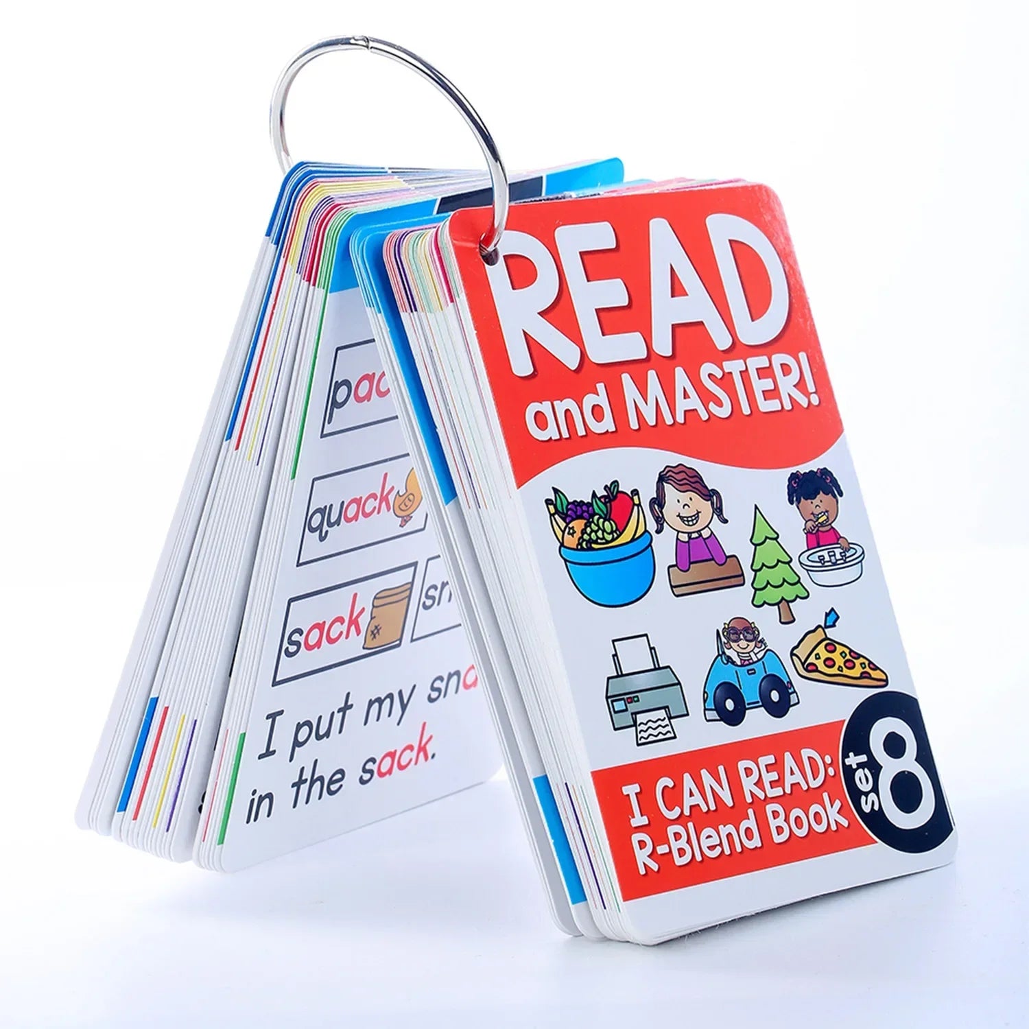 Early Learning Phonics Card Books Educational Language Toys Word Readings English Learning Gifts for Kids in Learning Education