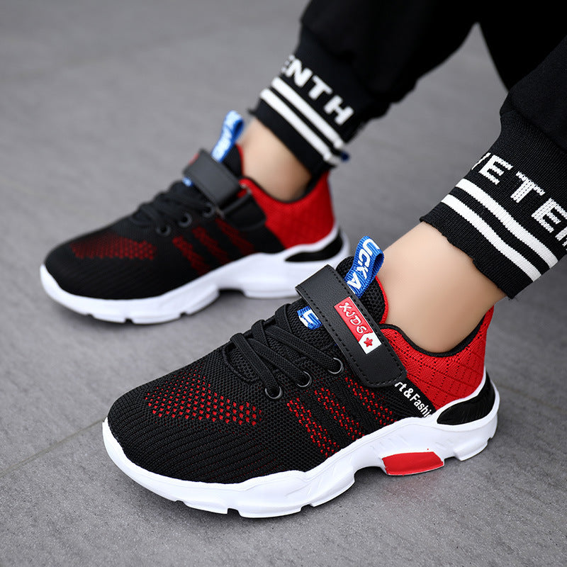 Boy's Shoes Sports Leather Soft Bottom