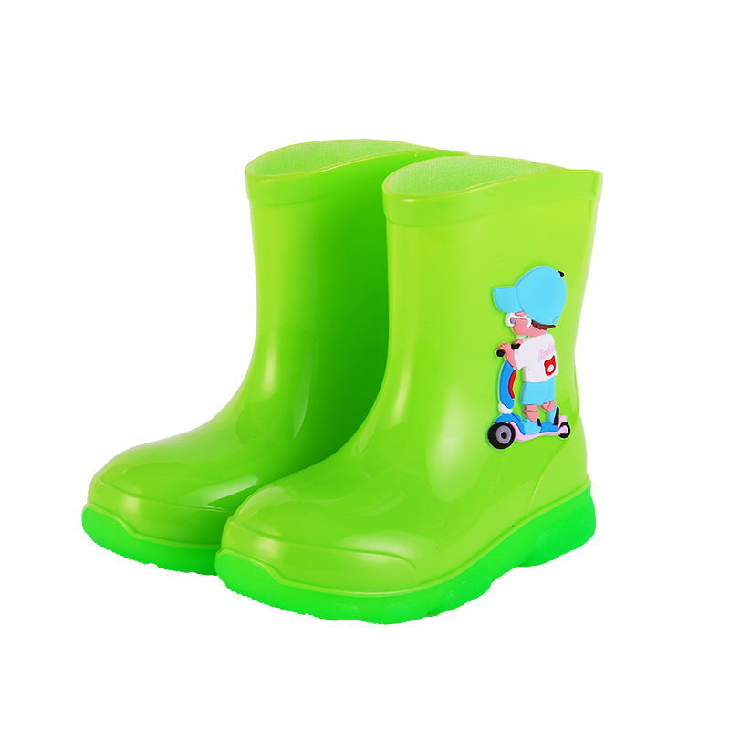 Non-slip Waterproof Detachable Velvet Children's Rain Boots