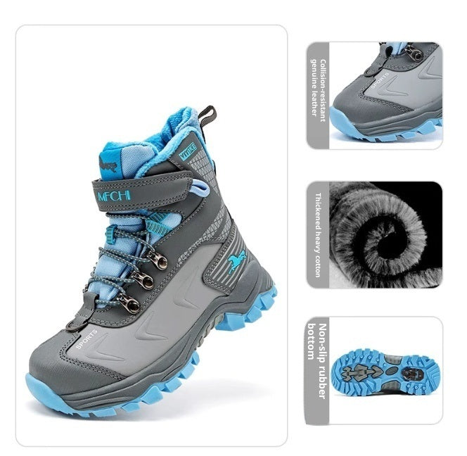 Winter Anti-slip Snow Boots For Older Children