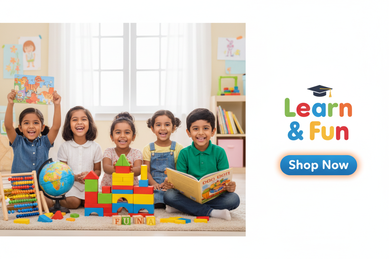 Learn & Fun Educational Toys Banner