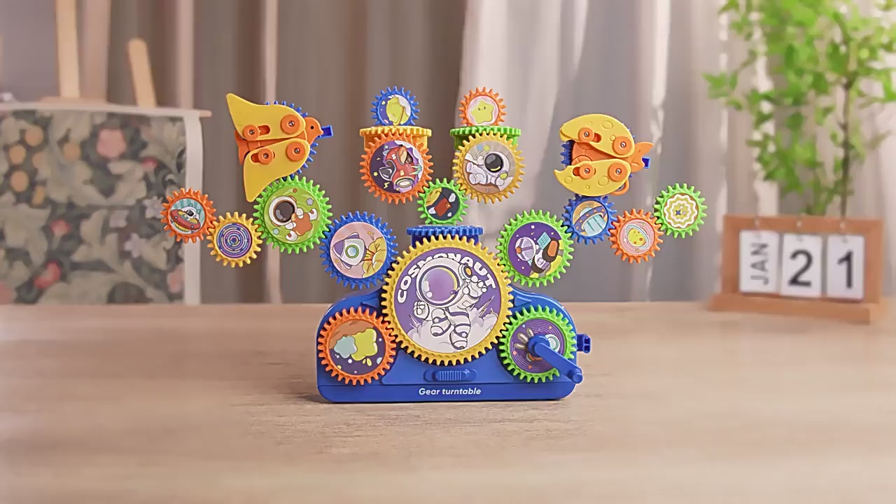 <Supermarket Hot Sale> Versatile Electric Gear Building Blocks Cross-Border Indoor Parent-Child Educational Toy Gift for Children Aged 3-6