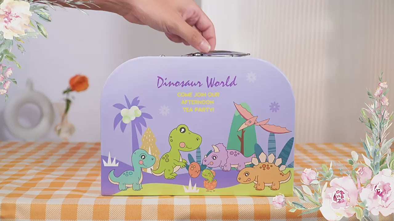 New children s pretend afternoon tea set tinplate unicorn tea set toy afternoon tea gift box set