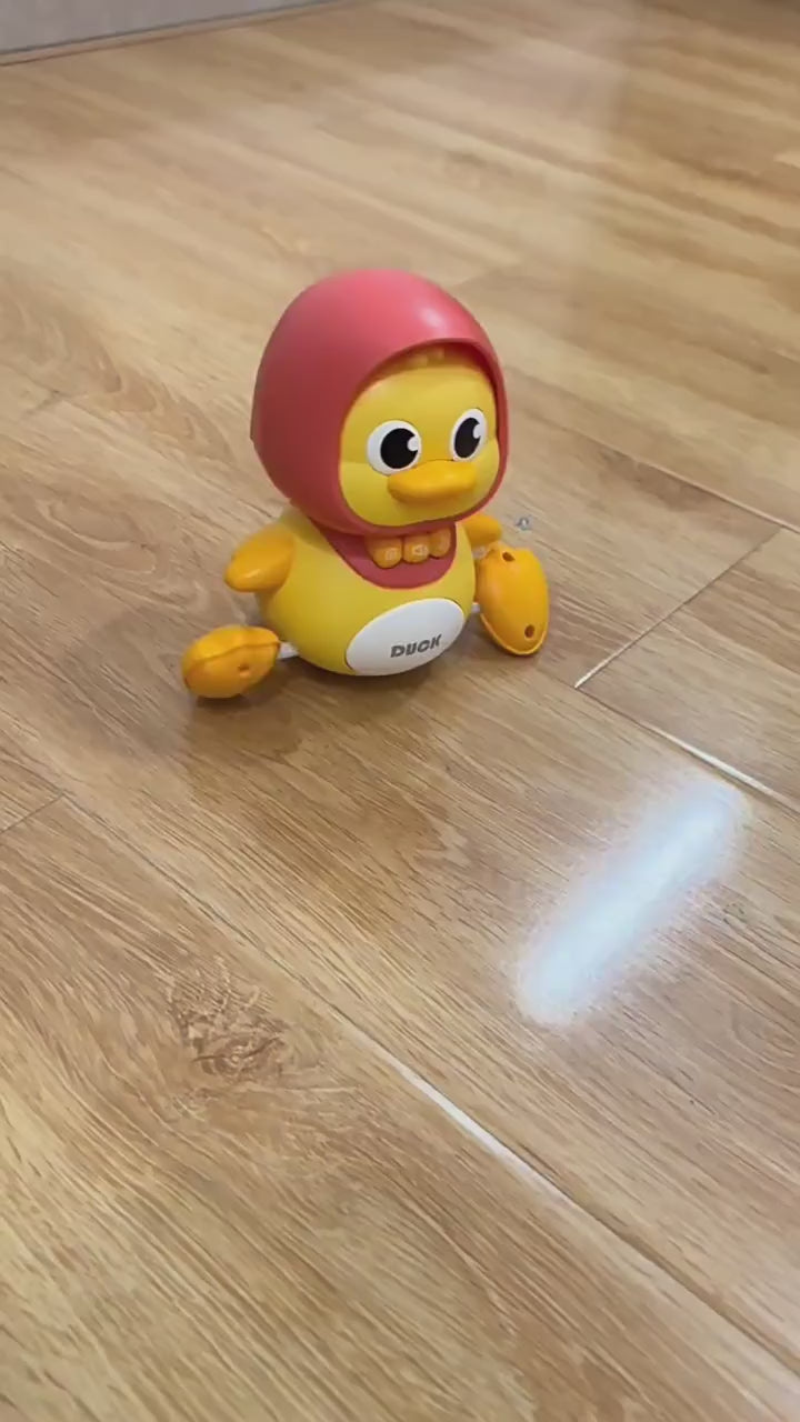 Children’s Walking Wobble Chick Set (June 1st Gift) — Electric Moving Duck & Shaking Chicks, Wiggle-Tail Toy for Toddlers