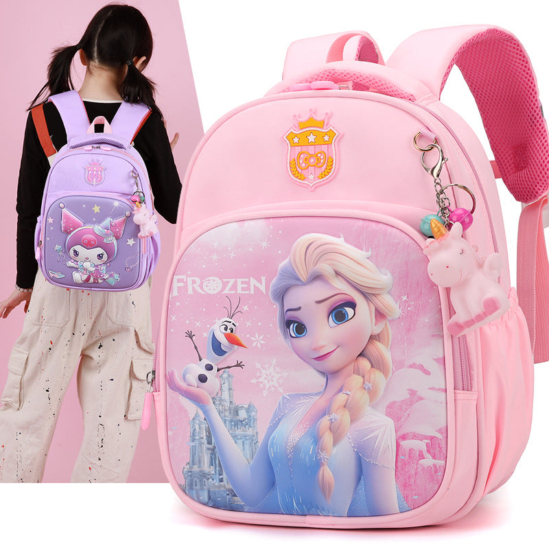 Kindergarten School Bag Cartoon Aisha Kuromi Kidsren's Backpack Middle Class Preschool Boys and Girls Entrance Backpack