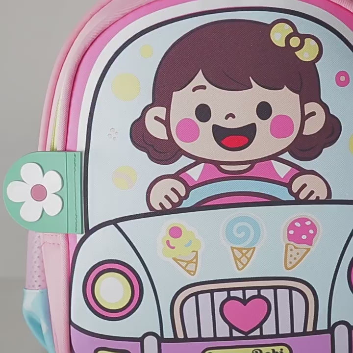 Cross-Border Kindergarten School Bag Cartoon Car-Shaped Backpack for Toddlers Aged 3-6, Boys and Girls Children's Backpack