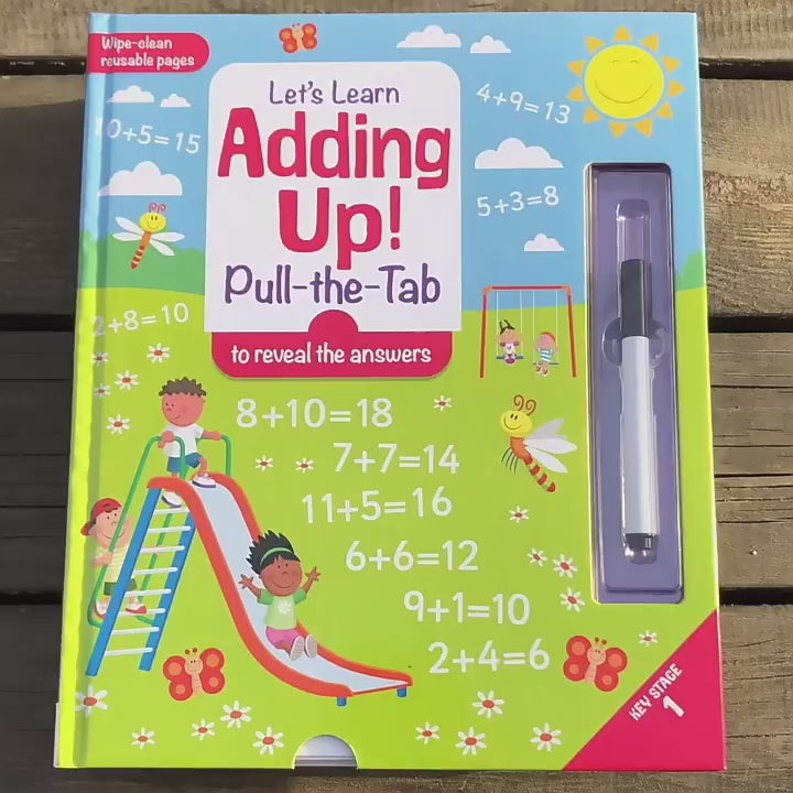 Whimsical &amp; Adorable Home—Free Shipping! Erasable Write-On Pull-Out Number Cards for Kids, Early Education Math &amp; English Learning Toy (Ages 2–6)