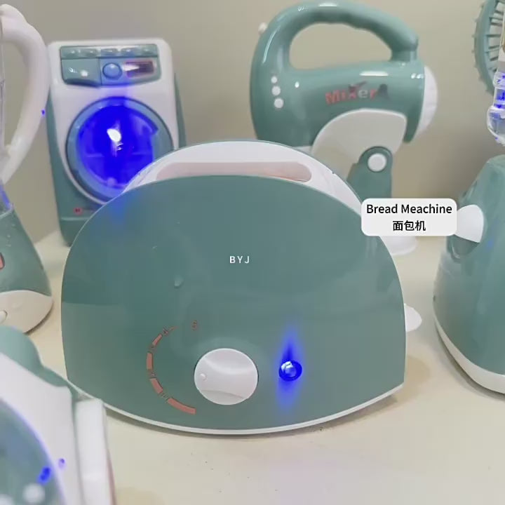 Cross-border Children's Play Home Small Appliances Kitchen Toys Mini Simulation Electric Washing Machine Coffee Juicer Toys